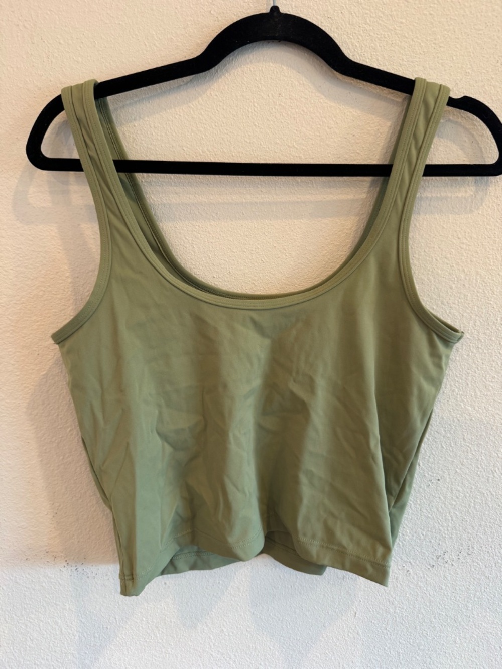 SET ACTIVE Green Sportbody Leggings and Crop Tank Top Set Large - Picture 4 of 8